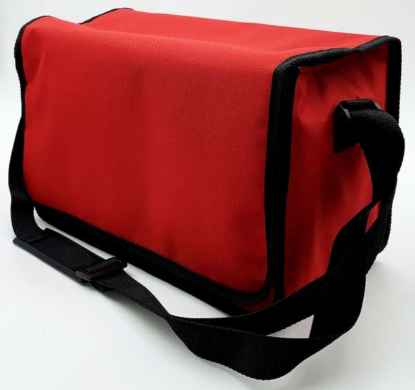 Pflegetasche groß einfarbig rot