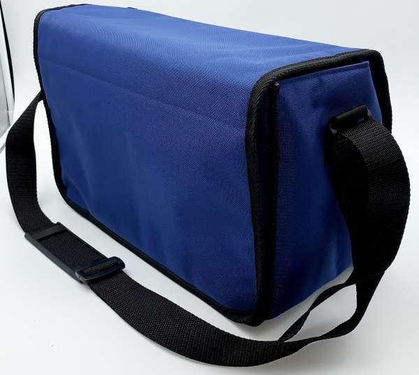 Pflegetasche groß einfarbig blau